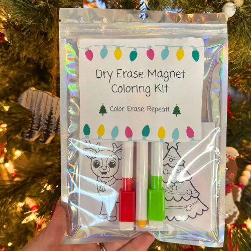 Christmas Dry Erase Magnet Coloring Kit