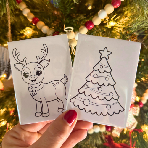 Christmas Dry Erase Magnet Coloring Kit